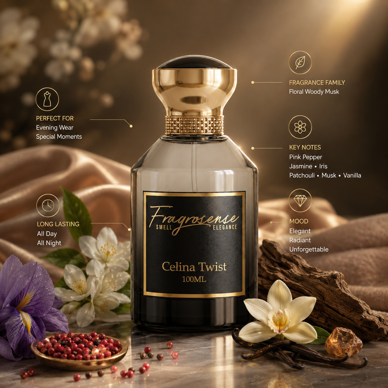 Celina Twist 100 ML Ingredients Image
