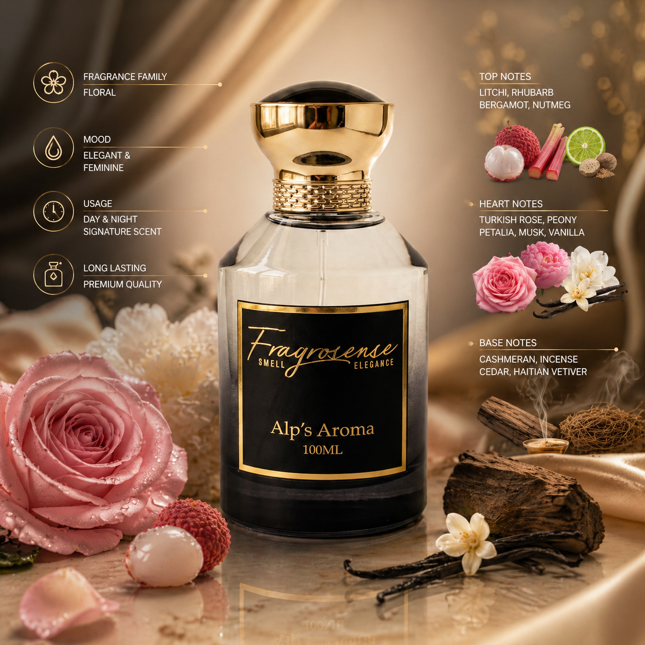 Alp's Aroma 100 ML Ingredients Image